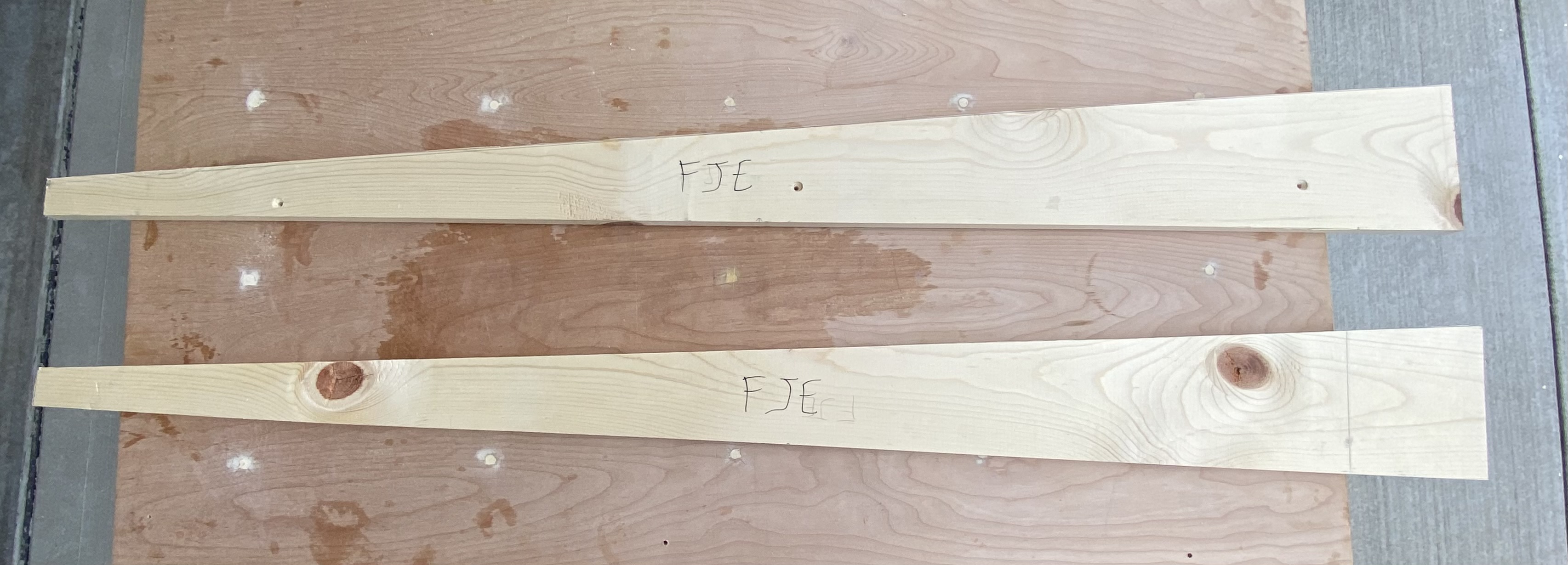 Image of the 2 finished FJE jigs